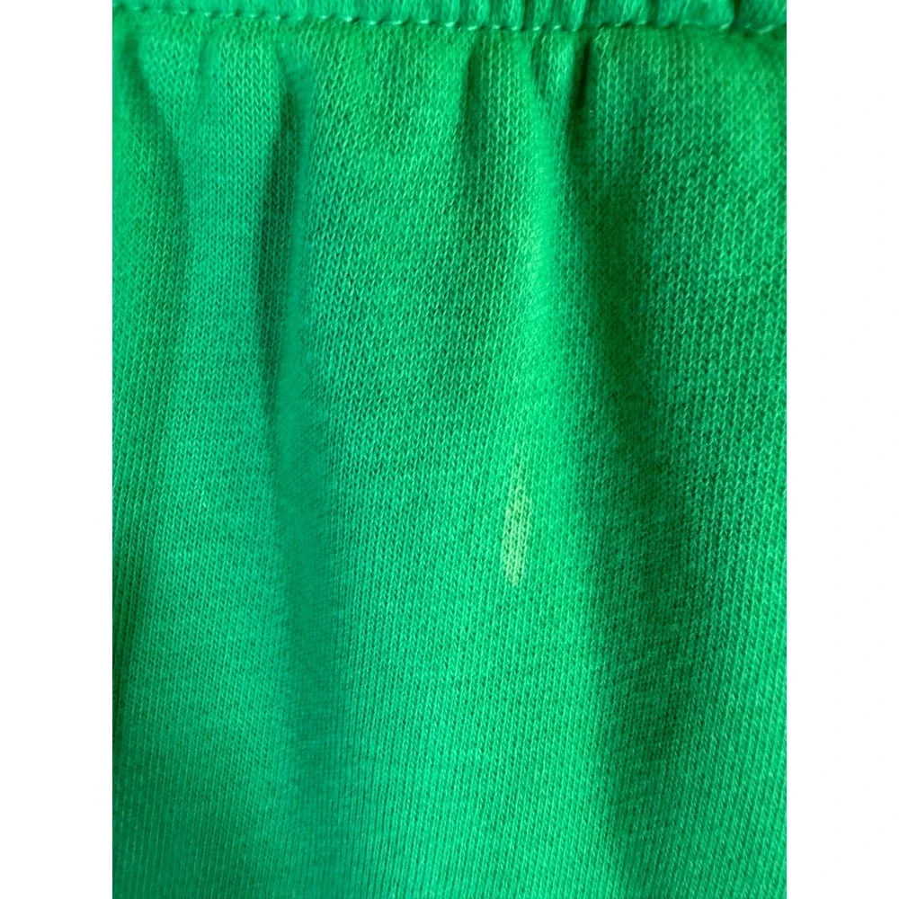 Nike Womens Sportswear Fleece Shorts Green Elastic Drawstring Logo Small